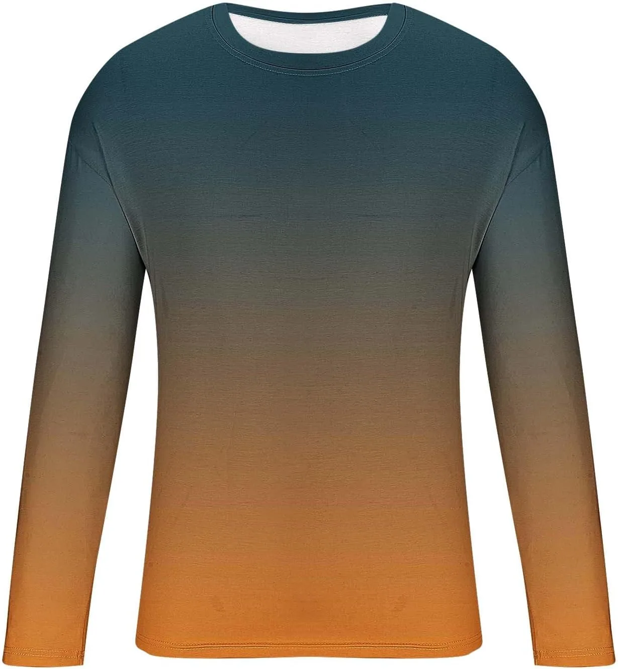 Мужская рубашка с градиентом Casual Long Sleeve — фото 4