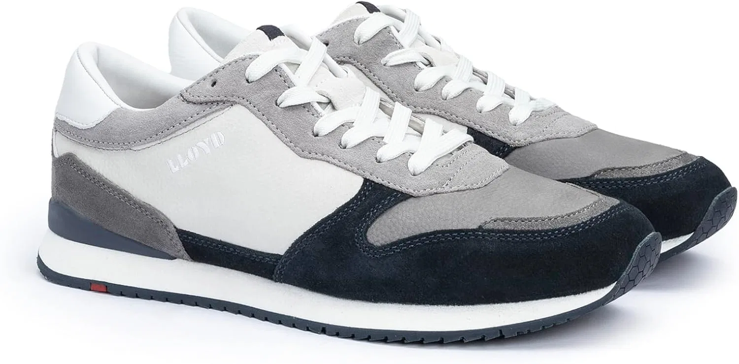 Мужские низкие кроссовки LLOYD Elmore, с мягкой стелькой, Navy Grey White — фото 3