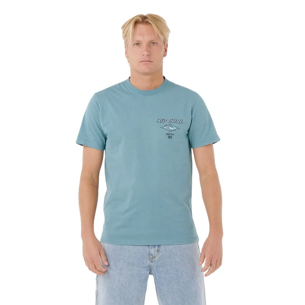

Футболка с коротким рукавом Rip Curl Fade Out Icon, синий