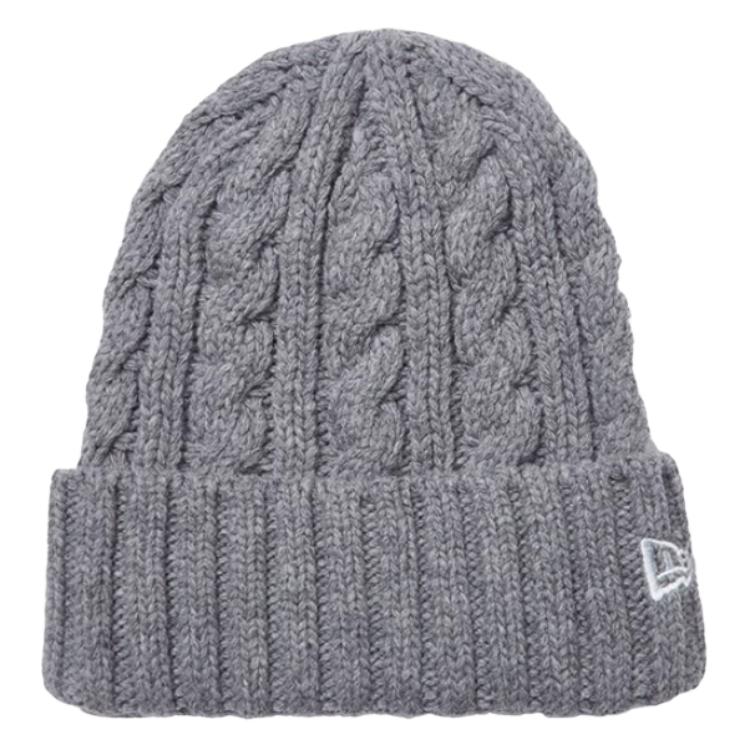 

Шапка-бини из овечьей шерсти унисекс New Era, серый