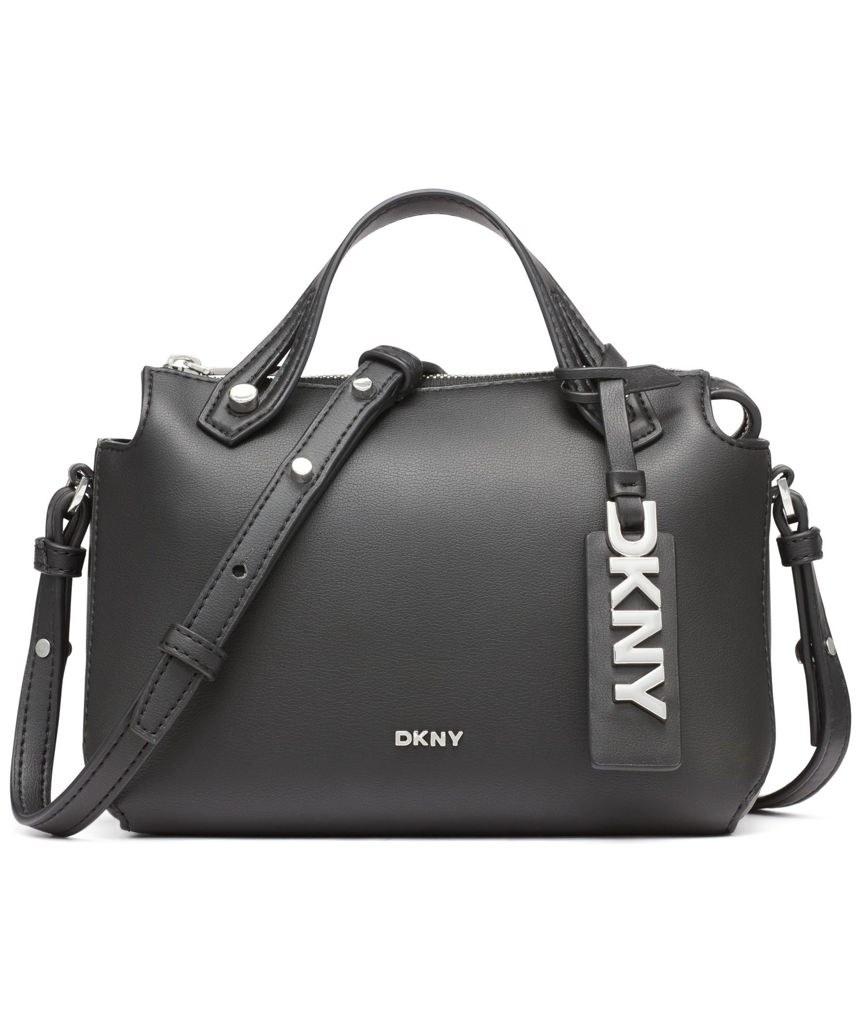 

Луиза Смолл Сэтчел DKNY, черный/серебристый