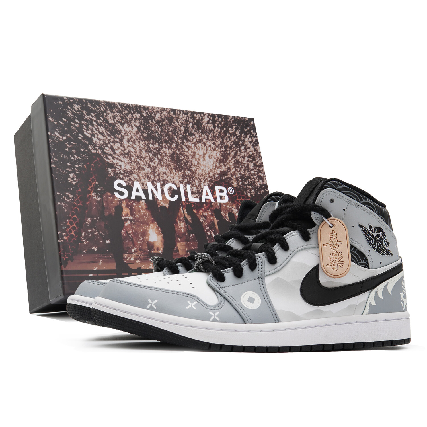 

Баскетбольные кроссовки Air 1 Vintage женские, серые, средней высоты Jordan, Серый, Баскетбольные кроссовки Air 1 Vintage женские, серые, средней высоты Jordan
