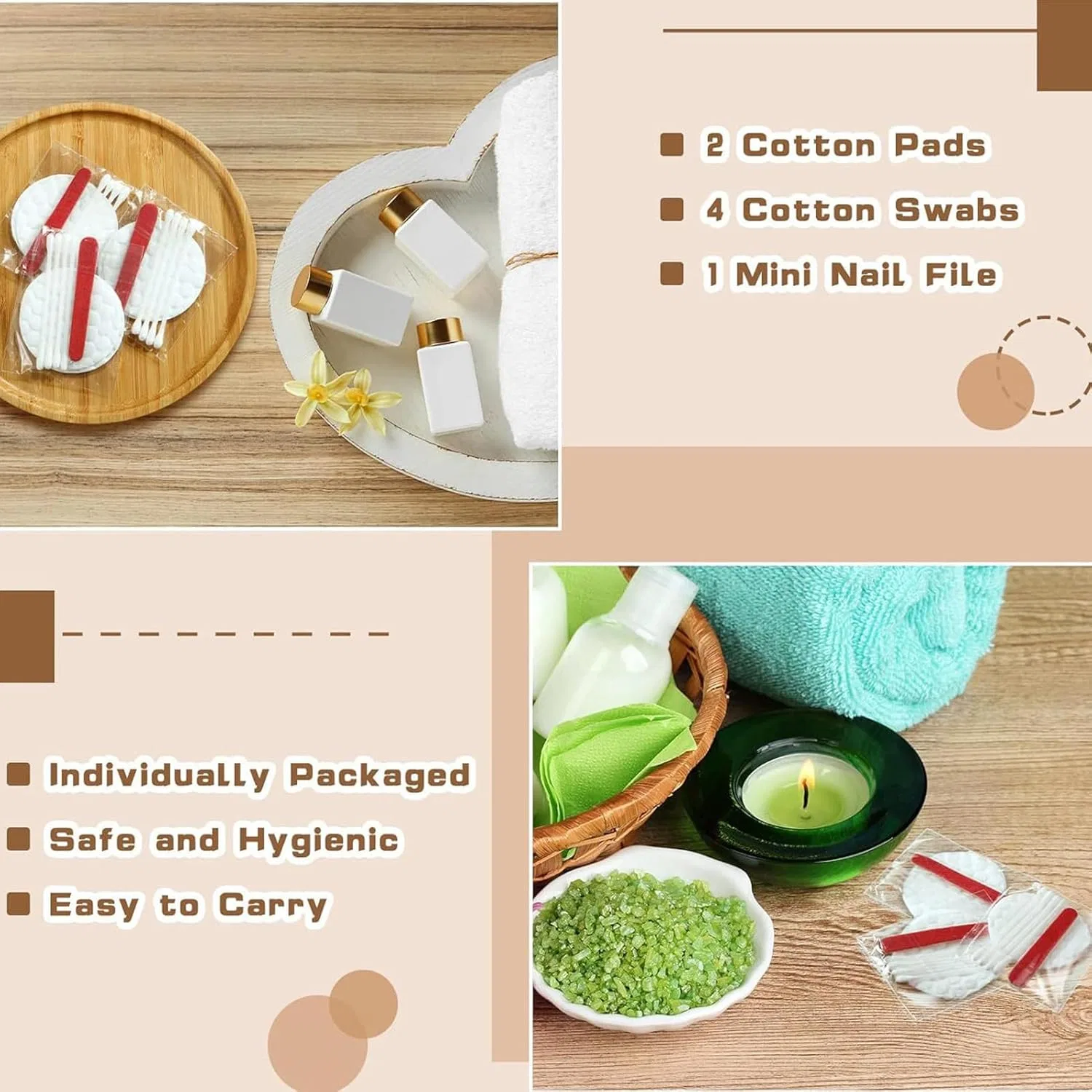 Набор косметики дорожный Hotel Vanity Set, белый — фото 4