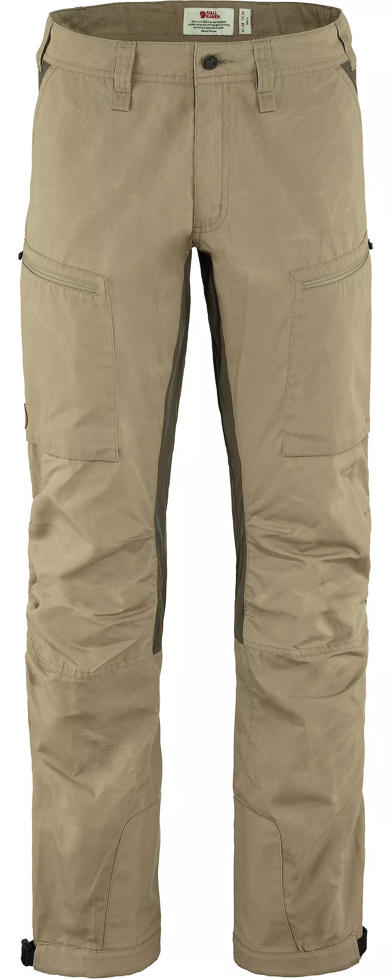 

Мужские треккинговые брюки Fjallraven Abisko Lite, цвет Sand/Tarmac