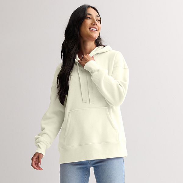 

Женская флисовая туника-худи Sonoma Goods For Life, Ivory Silk, Бежевый, Женская флисовая туника-худи Sonoma Goods For Life, Ivory Silk