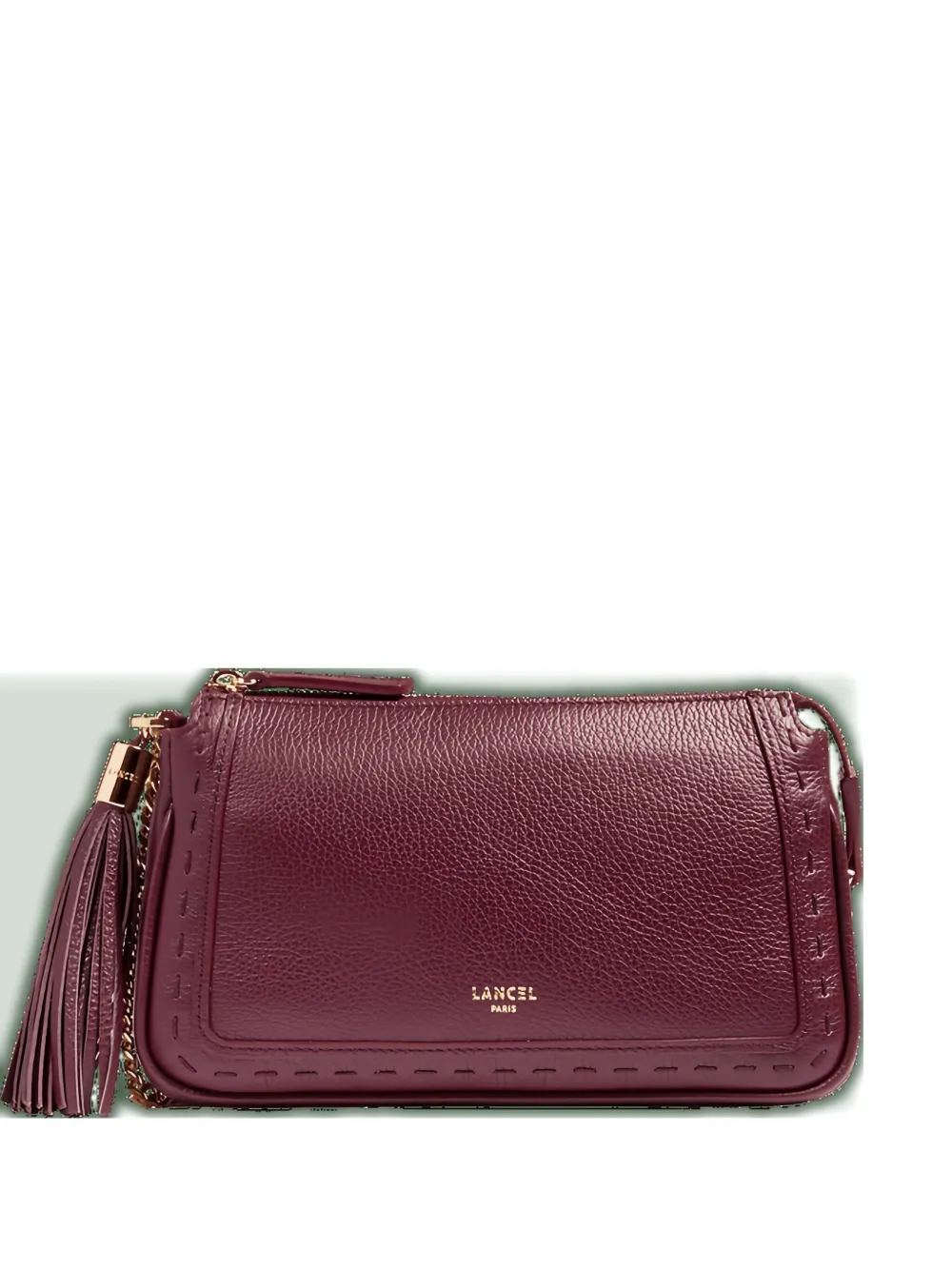 

Сумка-трансформер Pouch on Chain с кисточками Lancel, красный