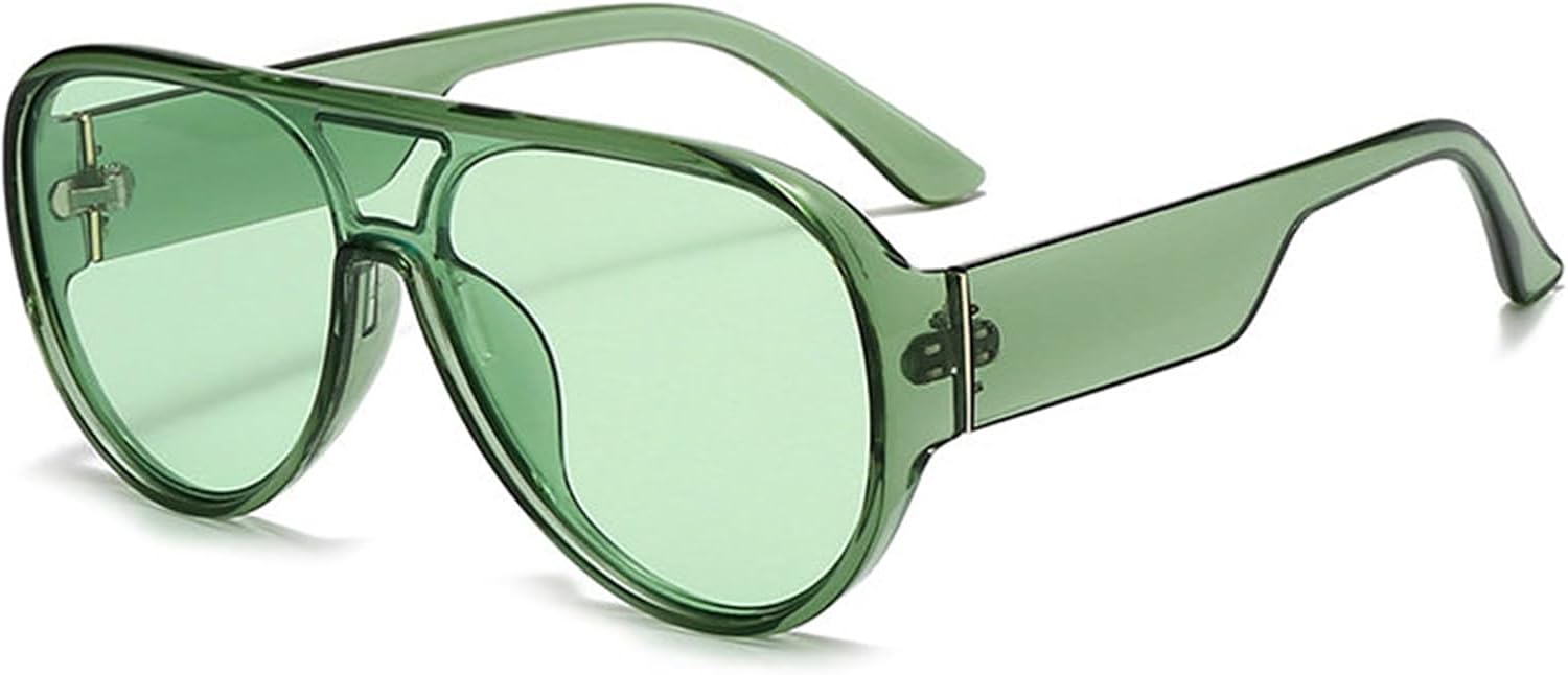 

Солнцезащитные очки Willochra Retro Double Bridges Pilot для женщин, модные, конфетные оттенки, защита от УФ-излучения UV400, трендовые мужские синие солнцезащитные очки, C3