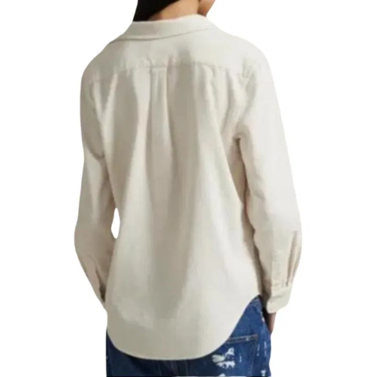 Рубашка женская Polo Ralph Lauren, Cream — фото 4