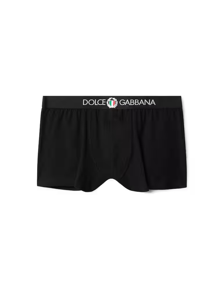 

Однотонные хлопковые боксеры Dolce & Gabbana, черный