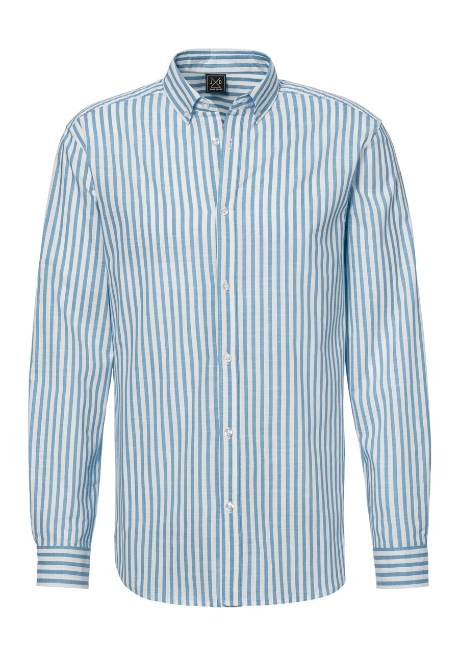 

Повседневная рубашка JOHN DEVIN Regular fit Button Up Shirt, синий
