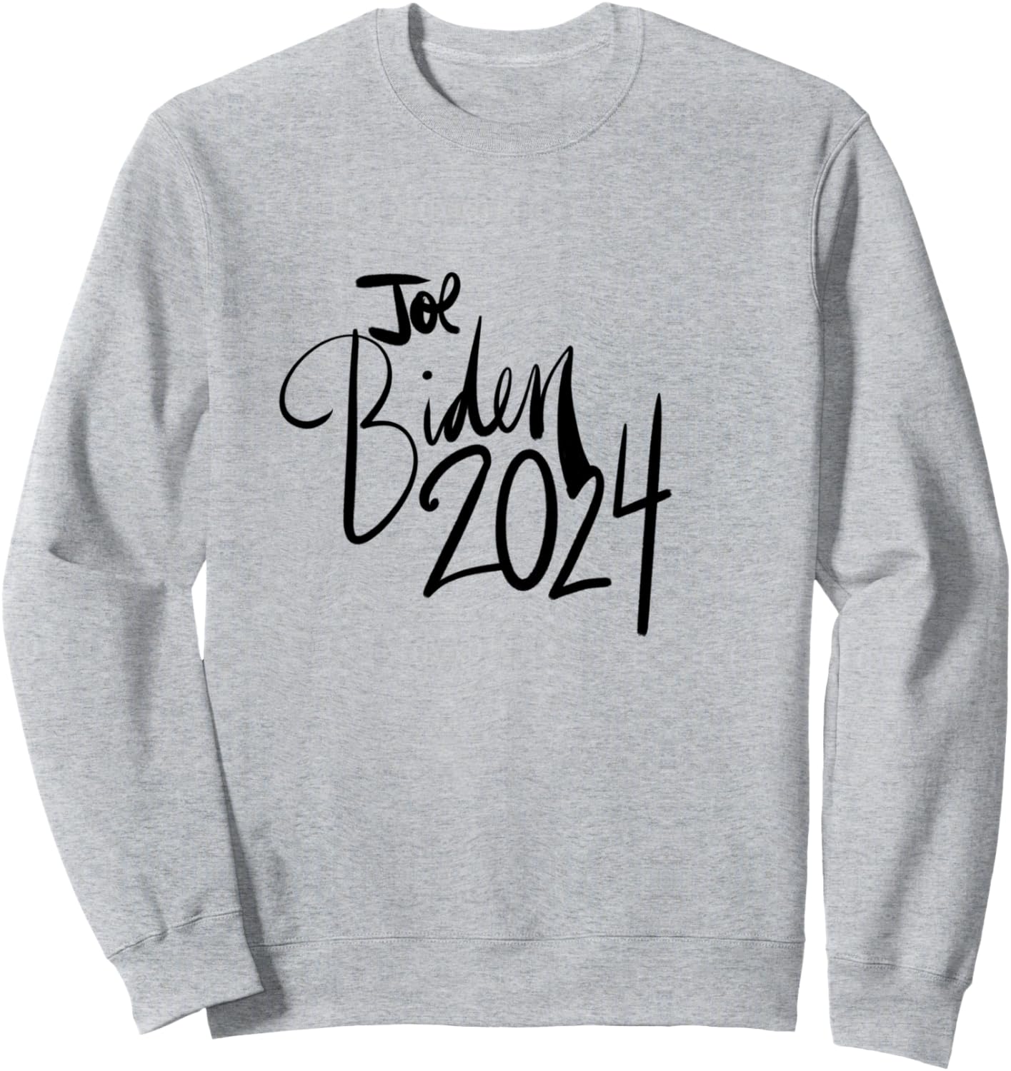 

Толстовка с надписью «Джо Байден 2024» Democrat Teez 4 Us, серый