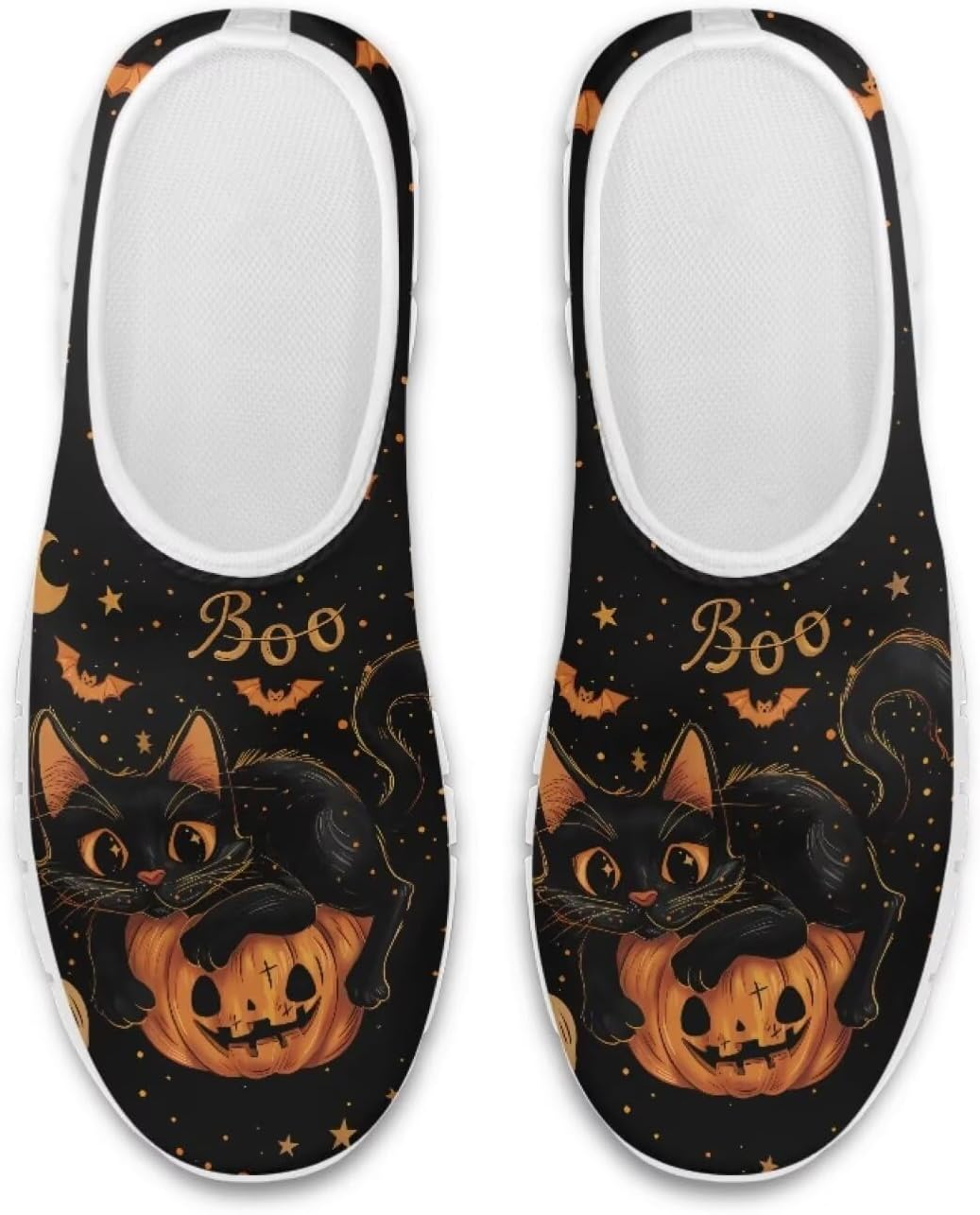 

Кроссовки Belidome Slip On Clipper для женщин и мужчин, прогулочные сетчатые кеды с мягкой нескользящей подошвой, черный