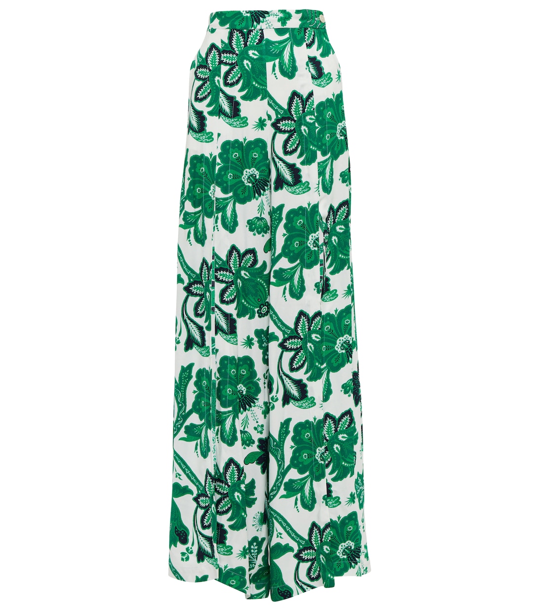 

Широкие брюки с принтом и высокой талией Etro, Verde