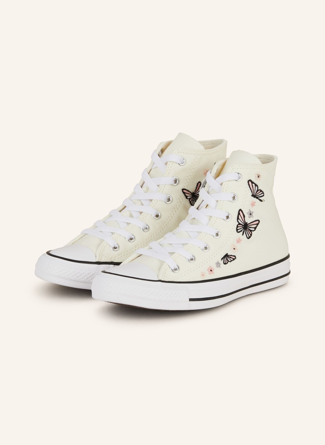 

Высокие кеды Chuck Taylor All Star Butterflies Converse, экрю