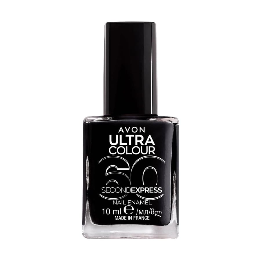 

Лак для ногтей Avon Ultra Colour 60 Second Express - Power Black - 10 мл