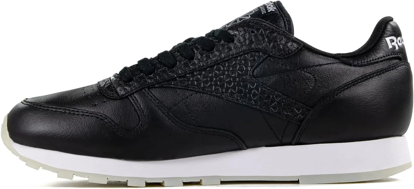 Кроссовки Reebok Herren Classic Leather ID, Black / White — фото 2