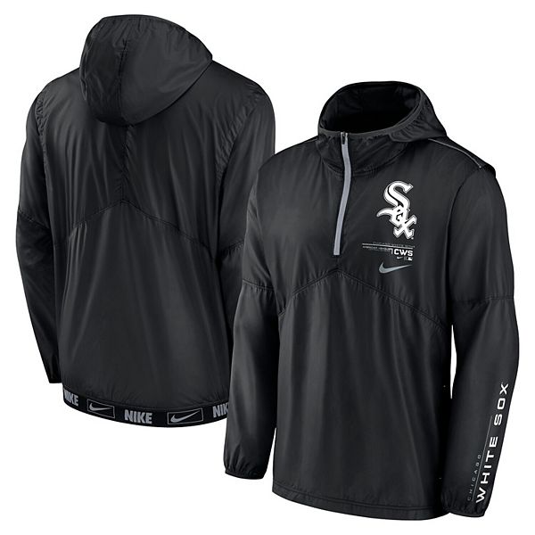 

Мужская черная ветровка Chicago White Sox Authentic Night Game Performance с полузастежкой Nike