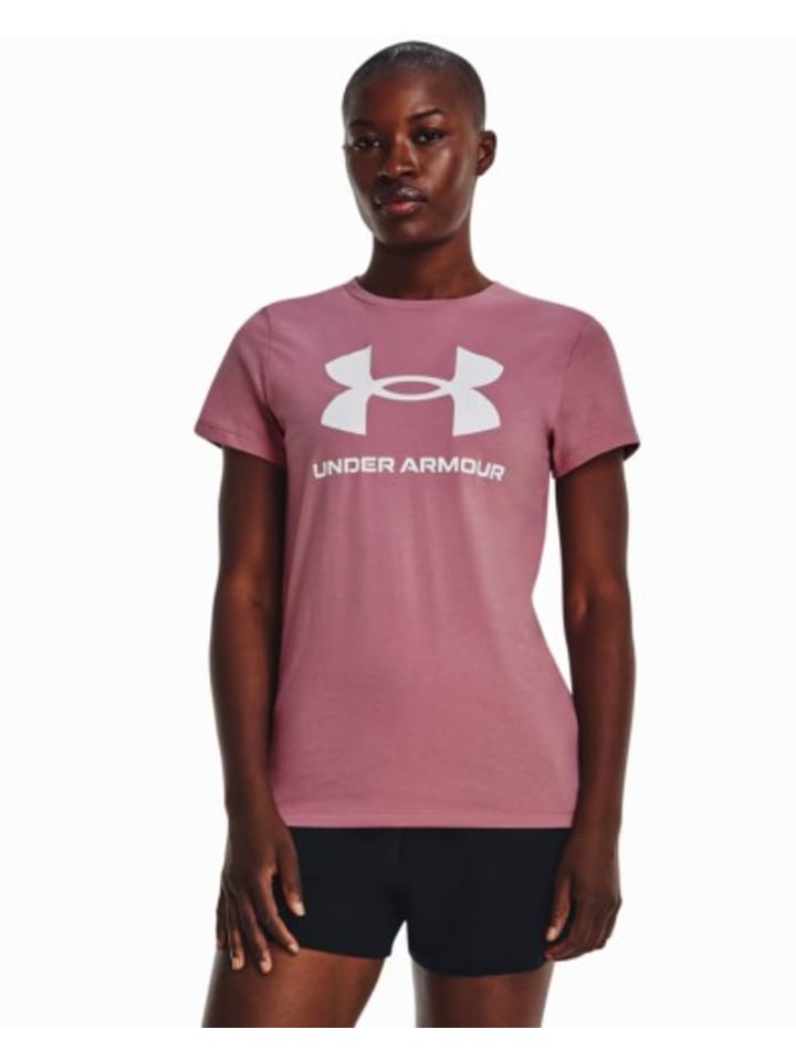 

Футболка Under Armour, цвет rosa/weiß