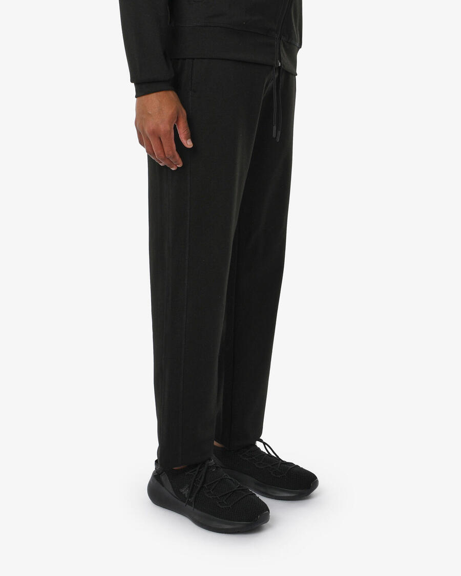 

JAKED Черные синтетические спортивные брюки для мужчин