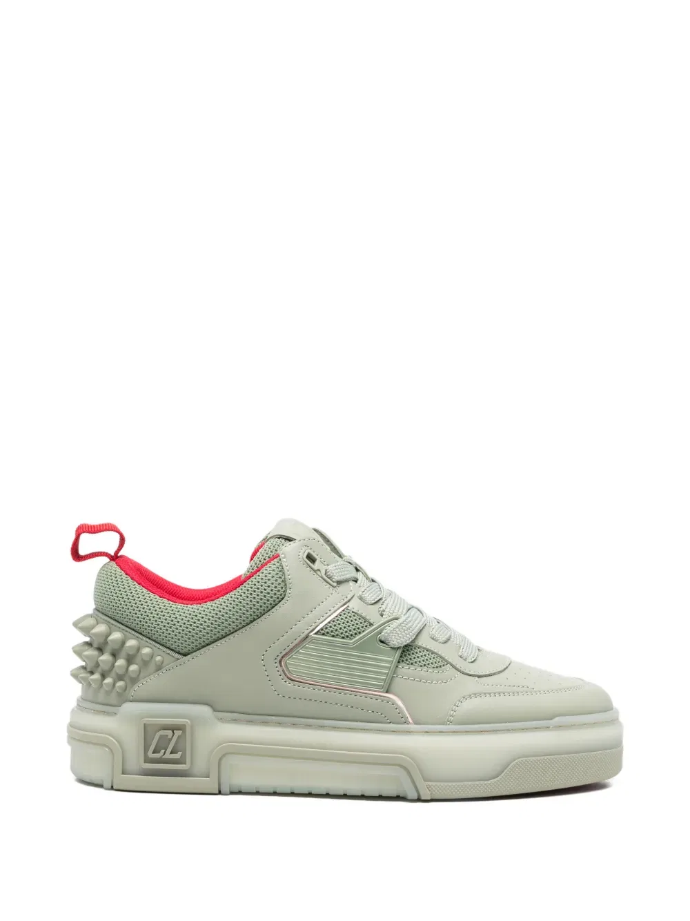 Кроссовки Astroloubi 2 с логотипом, украшенным заклепками Christian Louboutin, зеленый