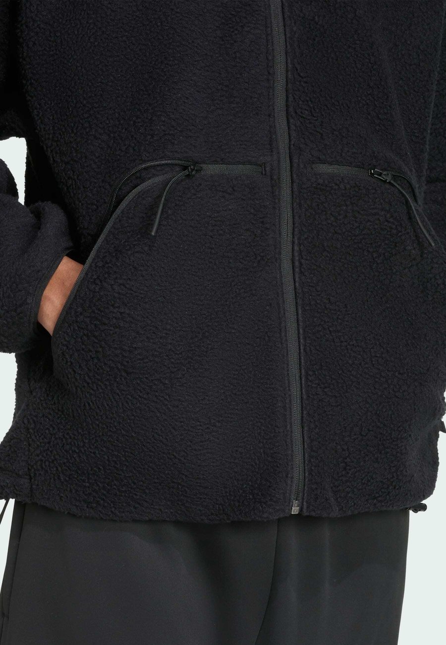 Флисовая куртка Adidas Sportswear Fleece jacket, Black — фото 3