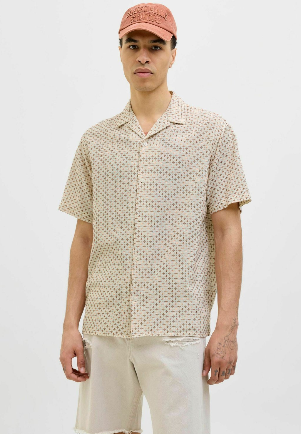 

Рубашка RELAXED FIT Jack & Jones, бежевый