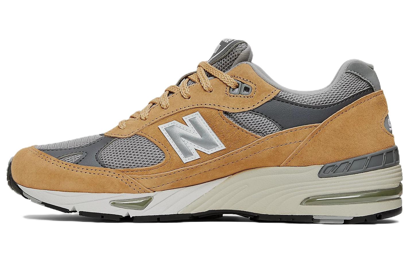

New Balance 991 MiUK Тёмно-серый Коричневый Светло-серый