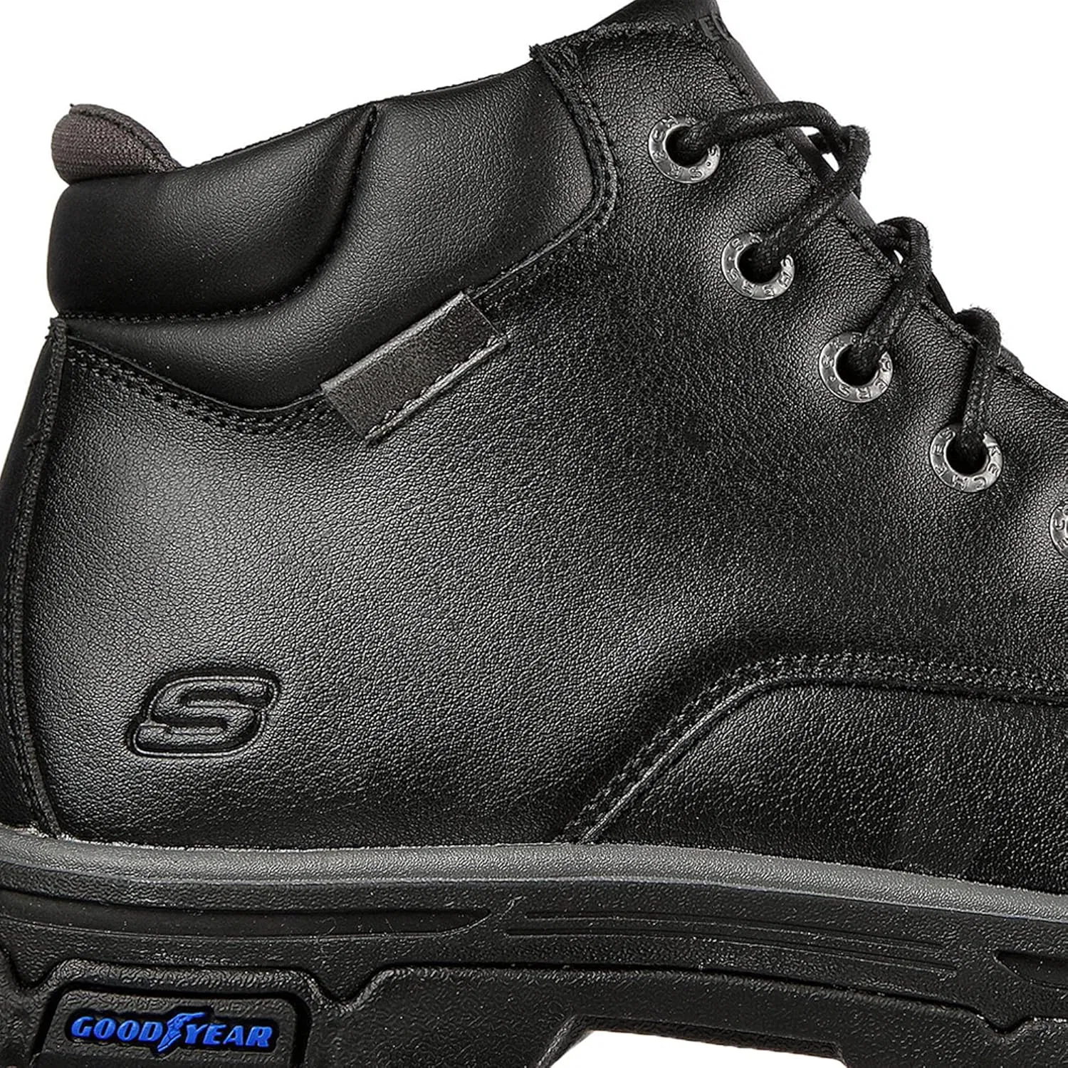 Мужские ботинки Skechers Segment 2.0 Brogden Chukka, Black (Black Leather) — фото 3
