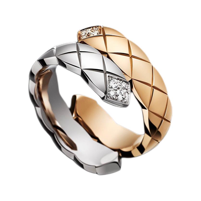 

CHANEL Кольца unisex CoCo Crush из белого золота 18K