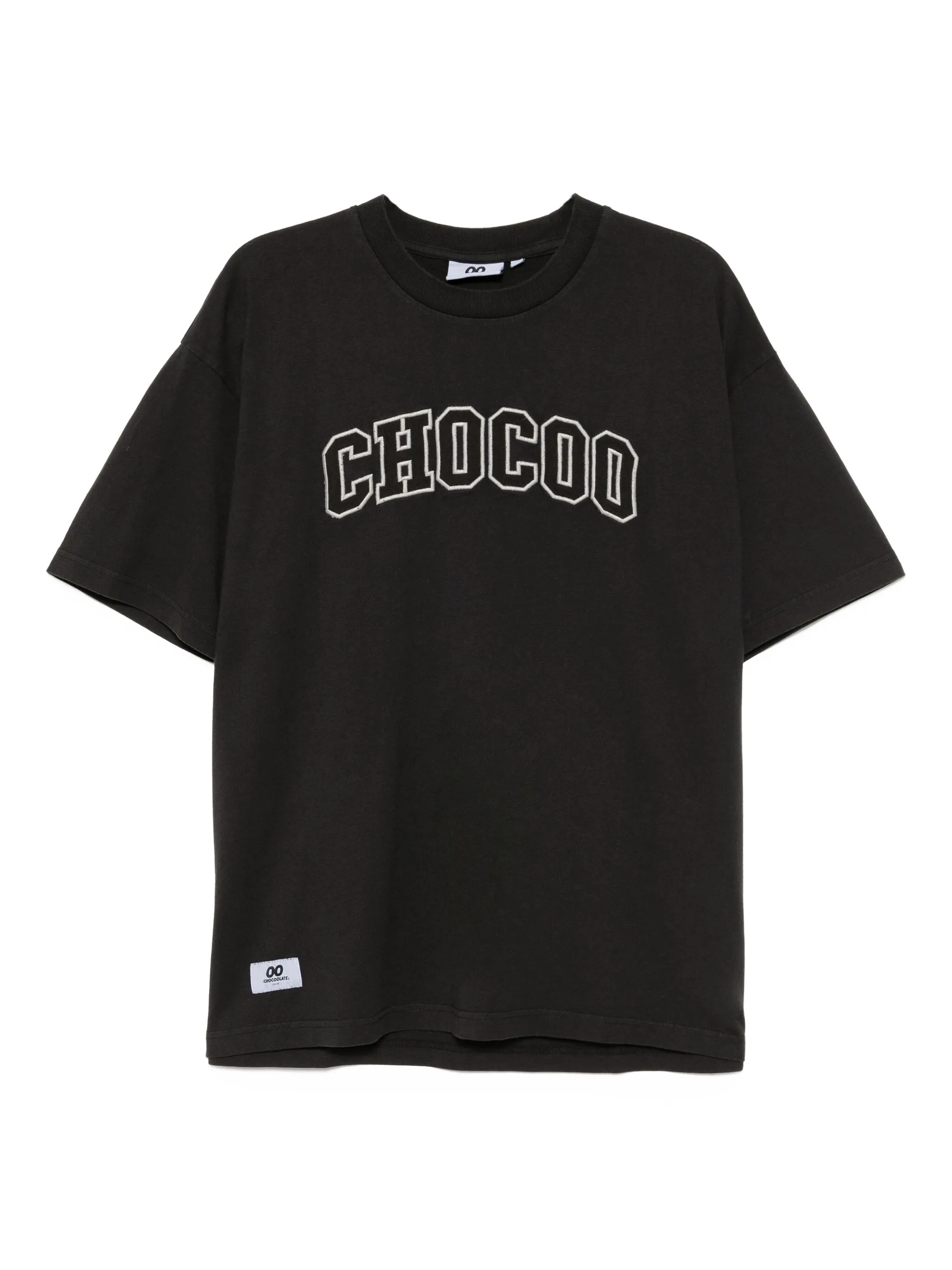 

Футболка с вышитым логотипом Chocoolate, черный