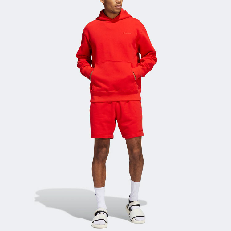Толстовка Adidas X Pharrell Williams Basics Adidas Originals, красный — фото 3