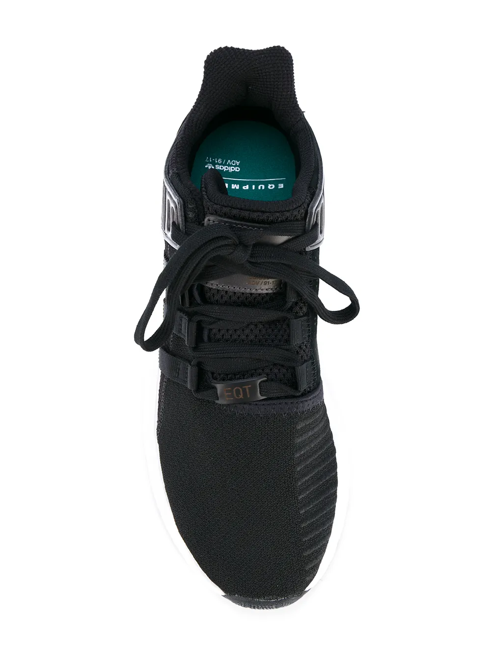 Кроссовки EQT Support 93/17 Milled Leather adidas, черный — фото 4