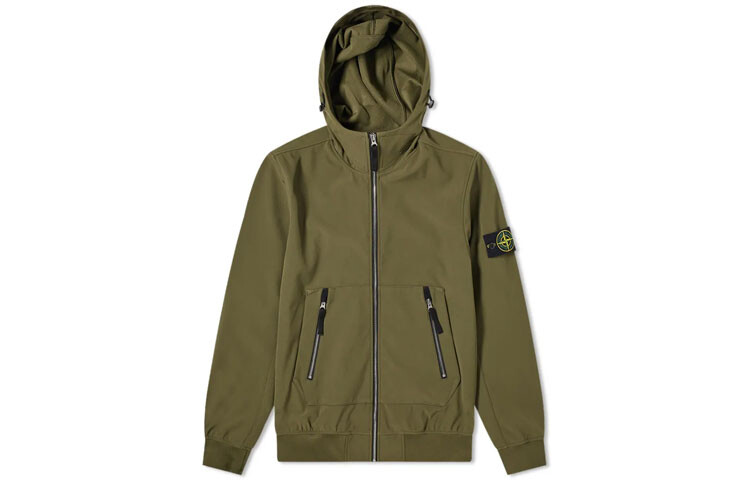 

Куртка мужская оливково-зеленая Stone Island, оливково-зеленый