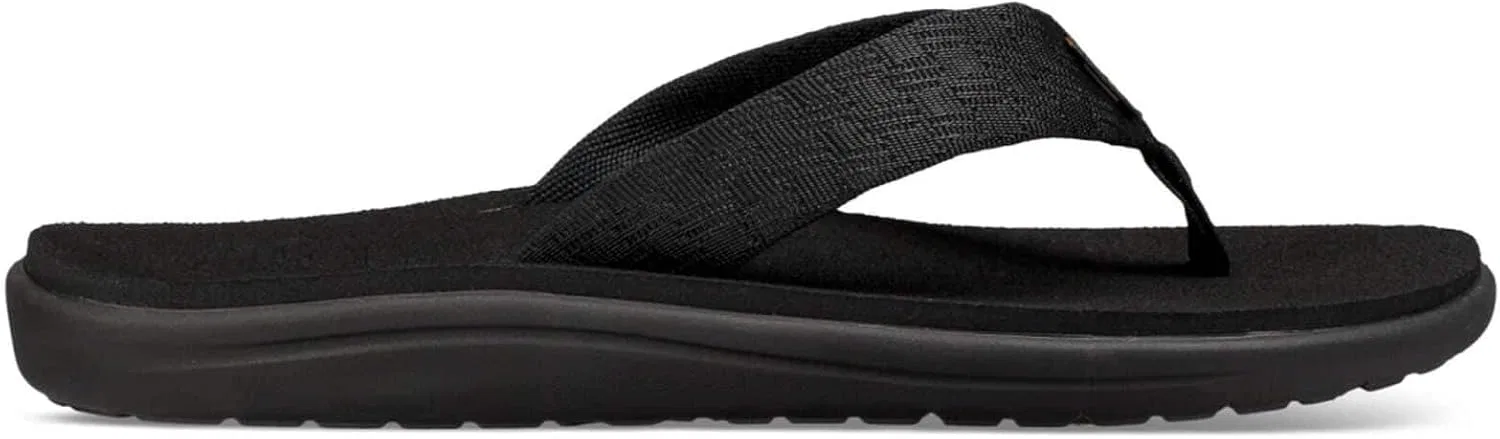 Мужские шлепанцы Teva Voya Flip Sandal, Black Brick Black Bkbl