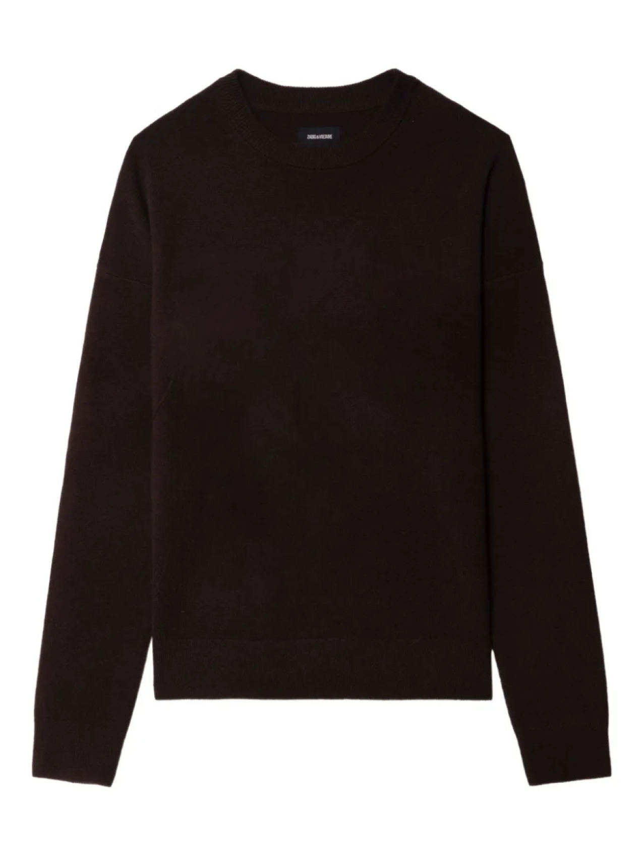 

Свитер Zadig&Voltaire Cici с нашивкой в виде сердца, коричневый