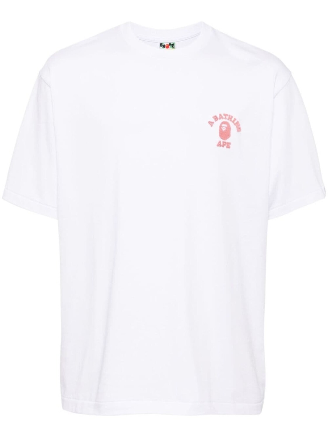 

A BATHING APE футболка с логотипом, белый