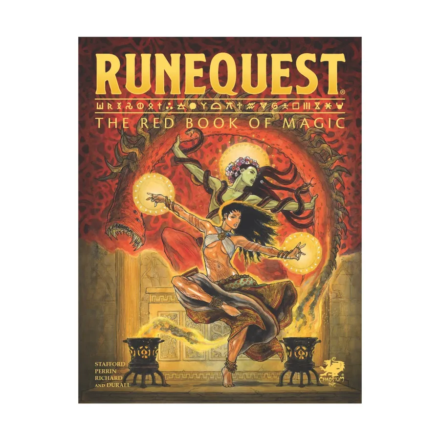 

Red Book of Magic, RuneQuest (Chaosium), твердый переплет