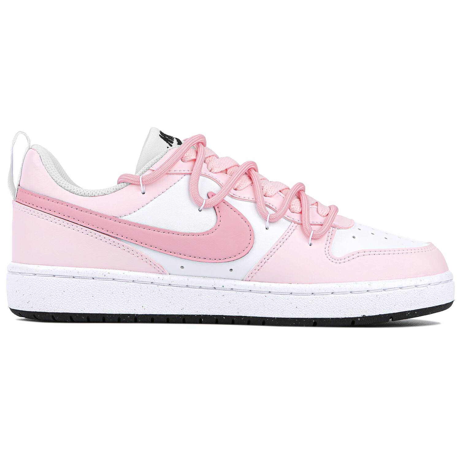 

Кроссовки Nike Court Borough Skateboard Shoes Women's Low-Top White Pink, Белый, Кроссовки Nike Court Borough Skateboard Shoes Women's Low-Top White Pink