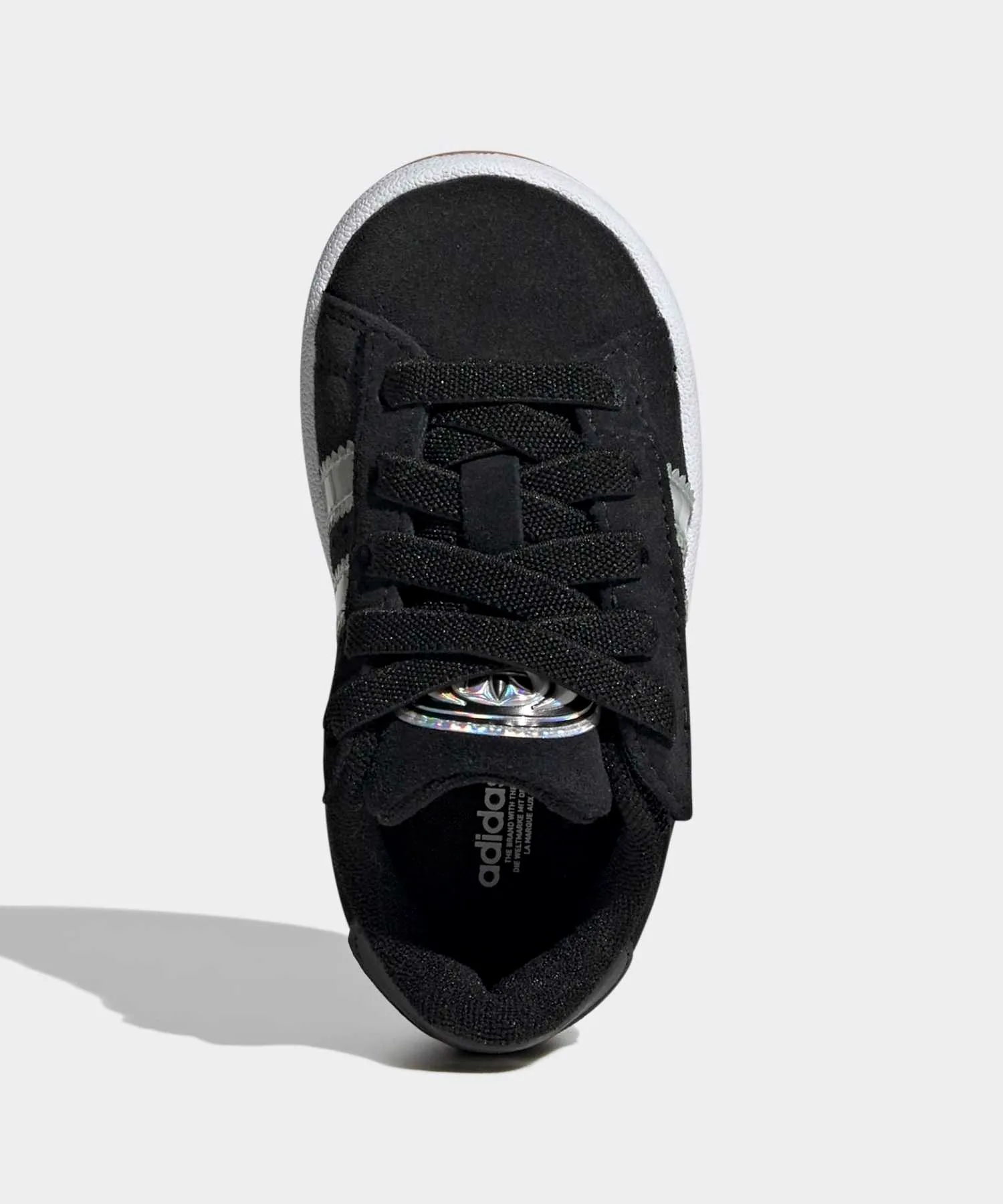 Кроссовки для детей с подсветкой Campus 00s adidas Originals черные — фото 2