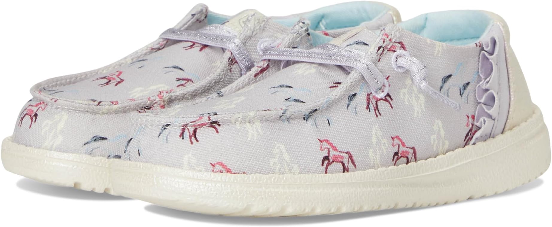 

Лоферы Hey Dude Kids Wendy Unicorn Sparkle, цвет Lilac