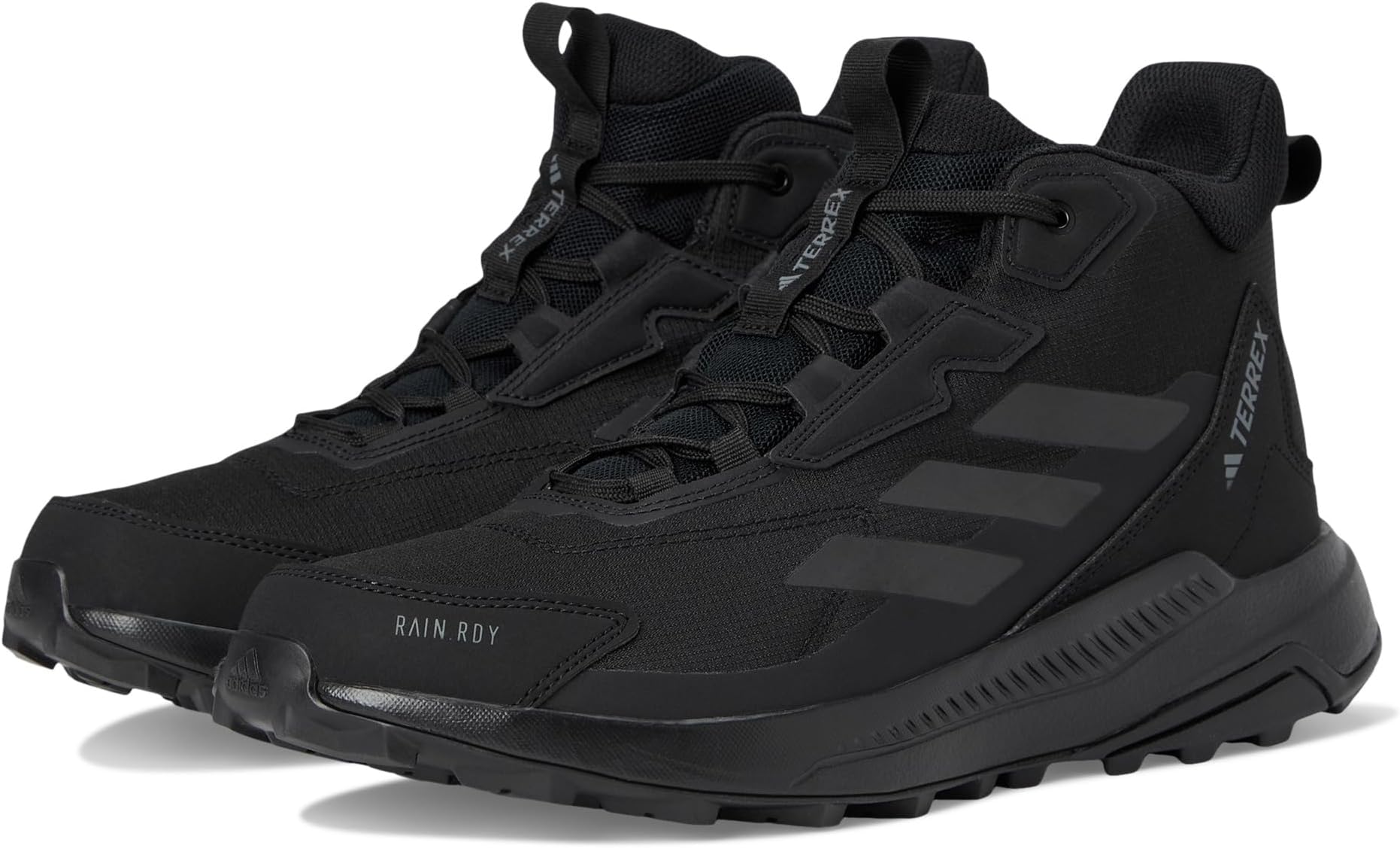 

Походные ботинки adidas Outdoor Terrex Anylander Mid RAIN.RDY Hiking Shoes, цвет Black/Black/Grey