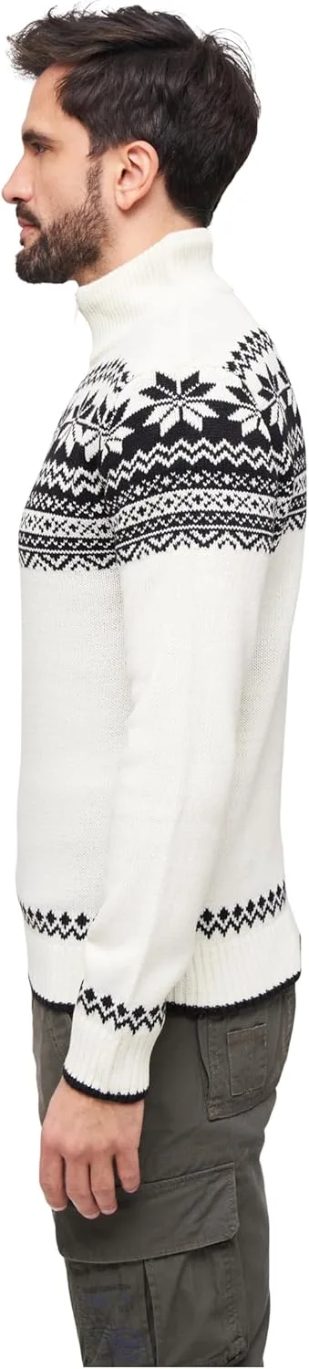 Толстовка Brandit Men's Troyer Norweger черная — фото 3