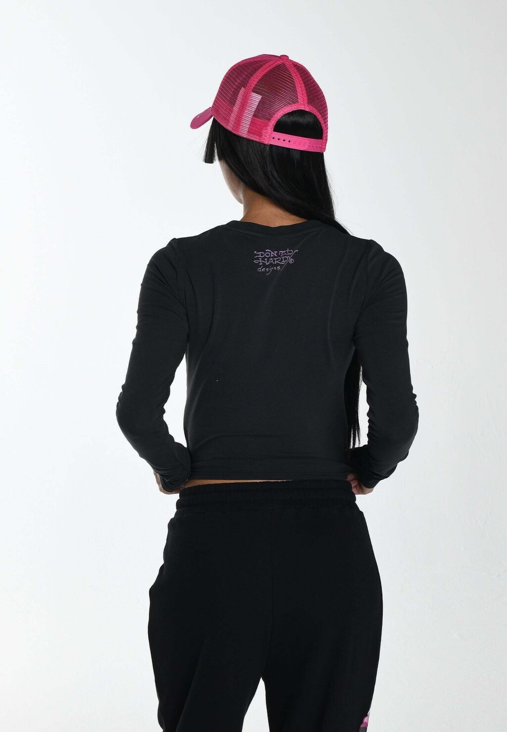 

Топ с длинными рукавами LOVE RUNS WILD Ed Hardy, черный
