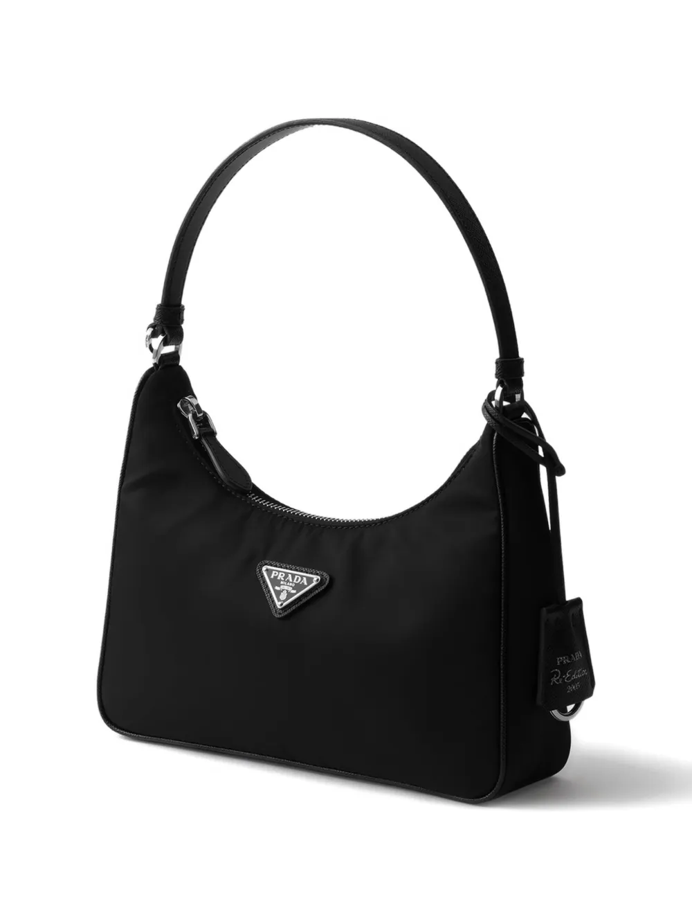 Мини-сумка Prada Re-Edition 2005 из Re-Nylon и сафьяновой кожи, черный — фото 3