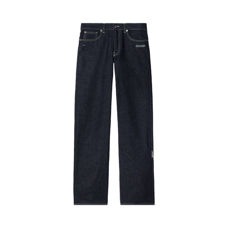 

Джинсы Off-White Susy Jeans 'Raw Blue', синий
