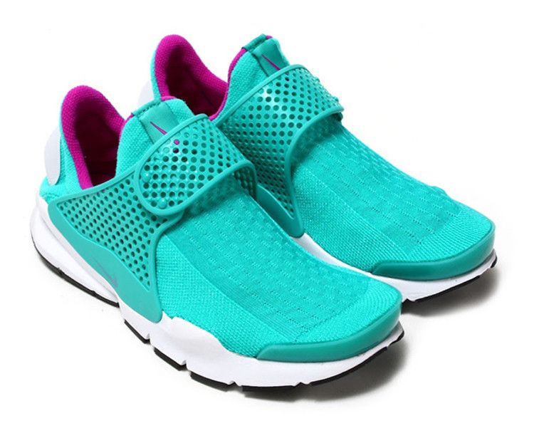 Кроссовки Nike Wmns Sock Dart 'Clear Jade', бирюзовый — фото 2
