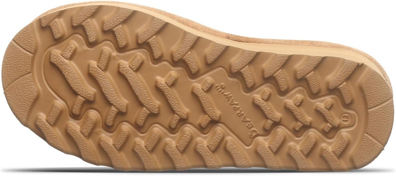 BEARPAW Унисекс-Детские Ретро Короткие Ботинки до Щиколотки (Маленький и Большой Ребенок), Iced Coffee Solid — фото 3