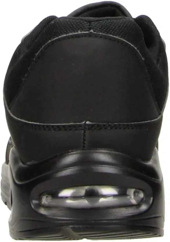 Мужские кроссовки больших размеров, модель Fitters Sneaker Sean. Стильные мужские кроссовки больших размеров, модель Trainers Sean, подошва с воздушной подушкой, размеры EU 47 48 49 50 Fitters Footwear That Fits, Black — фото 4