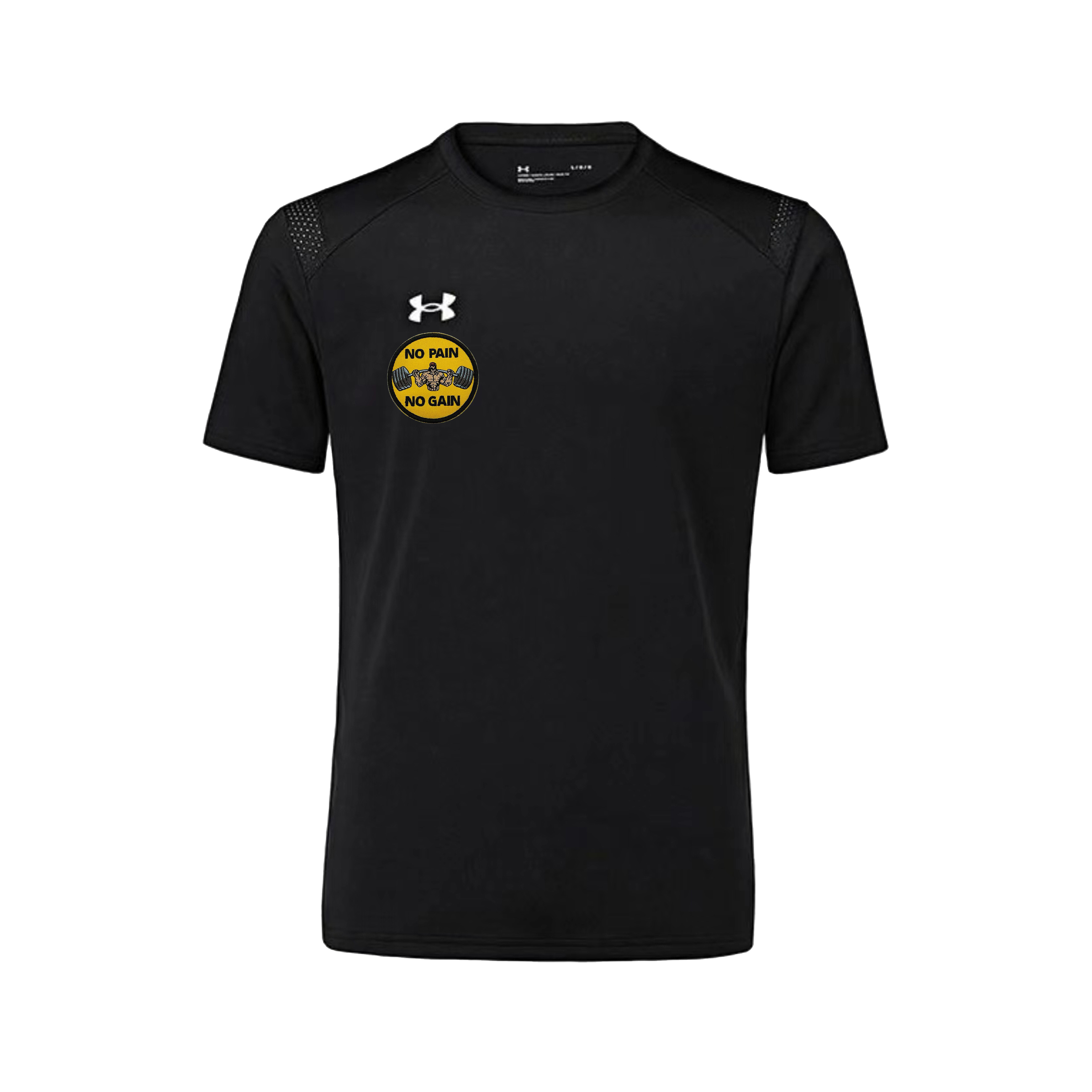 

Under Armour Футболка унисекс черная, Черный, Under Armour Футболка унисекс черная