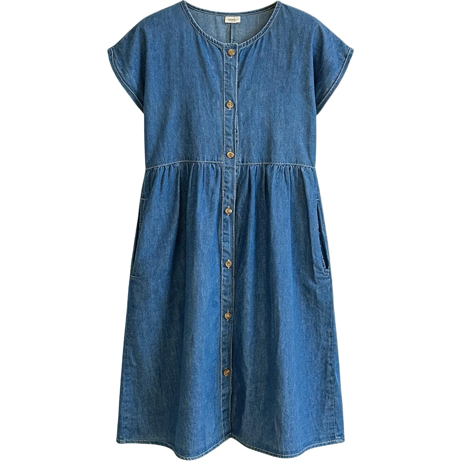 Платье детское crew neck moderate mid length Disney, Denim Dress